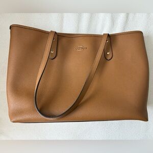 Coach Tan Leather Tote Bag